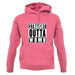 Straight Outta Womb unisex hoodie