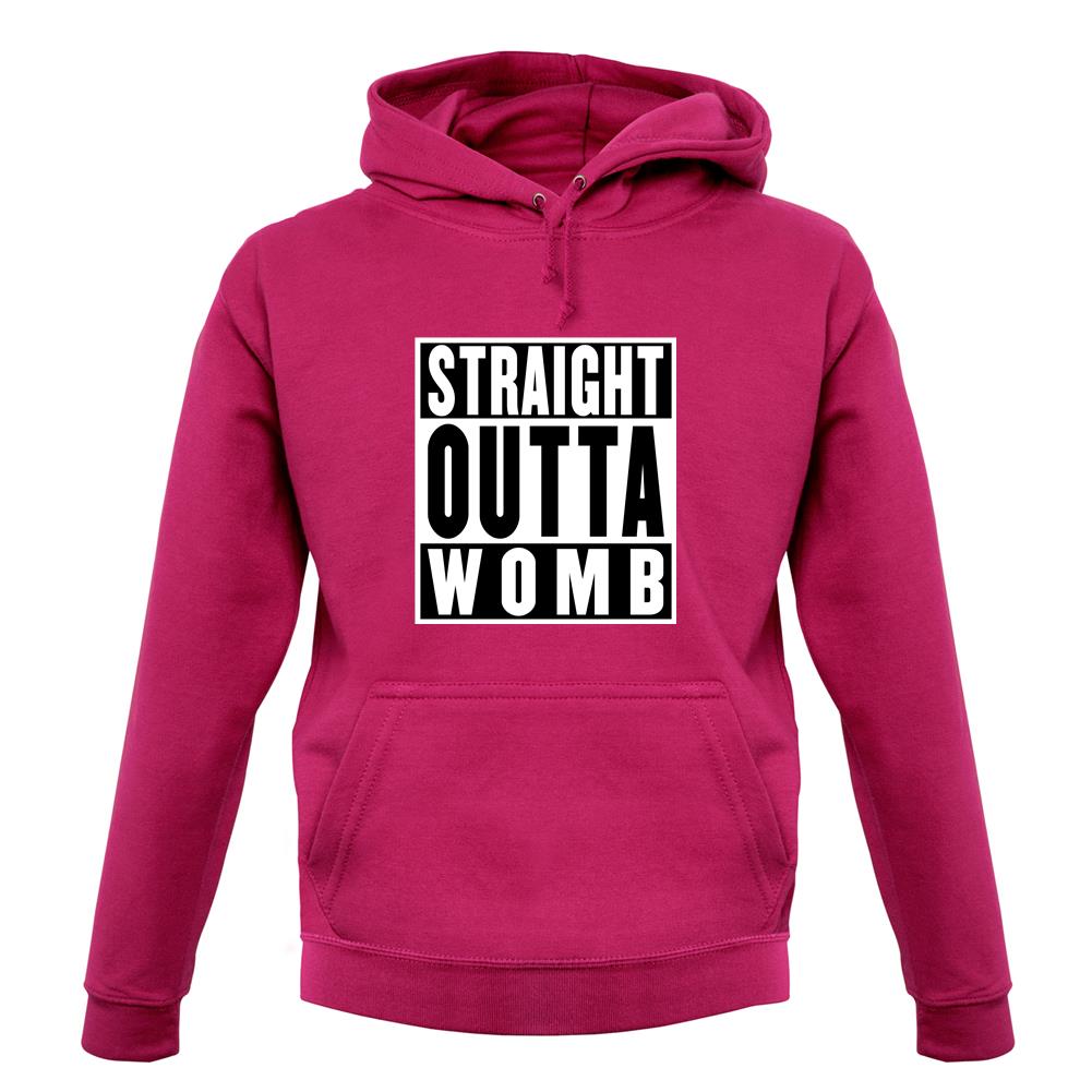 Straight Outta Womb unisex hoodie