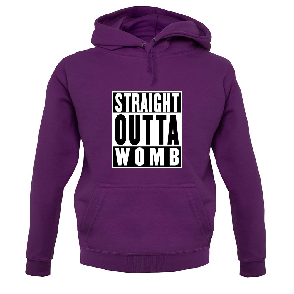 Straight Outta Womb unisex hoodie