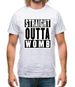 Straight Outta Womb Mens T-Shirt