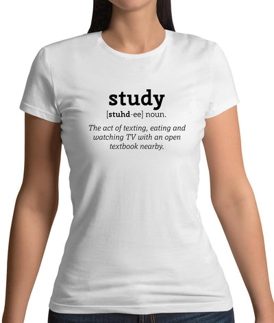 Study Definition Womens T-Shirt