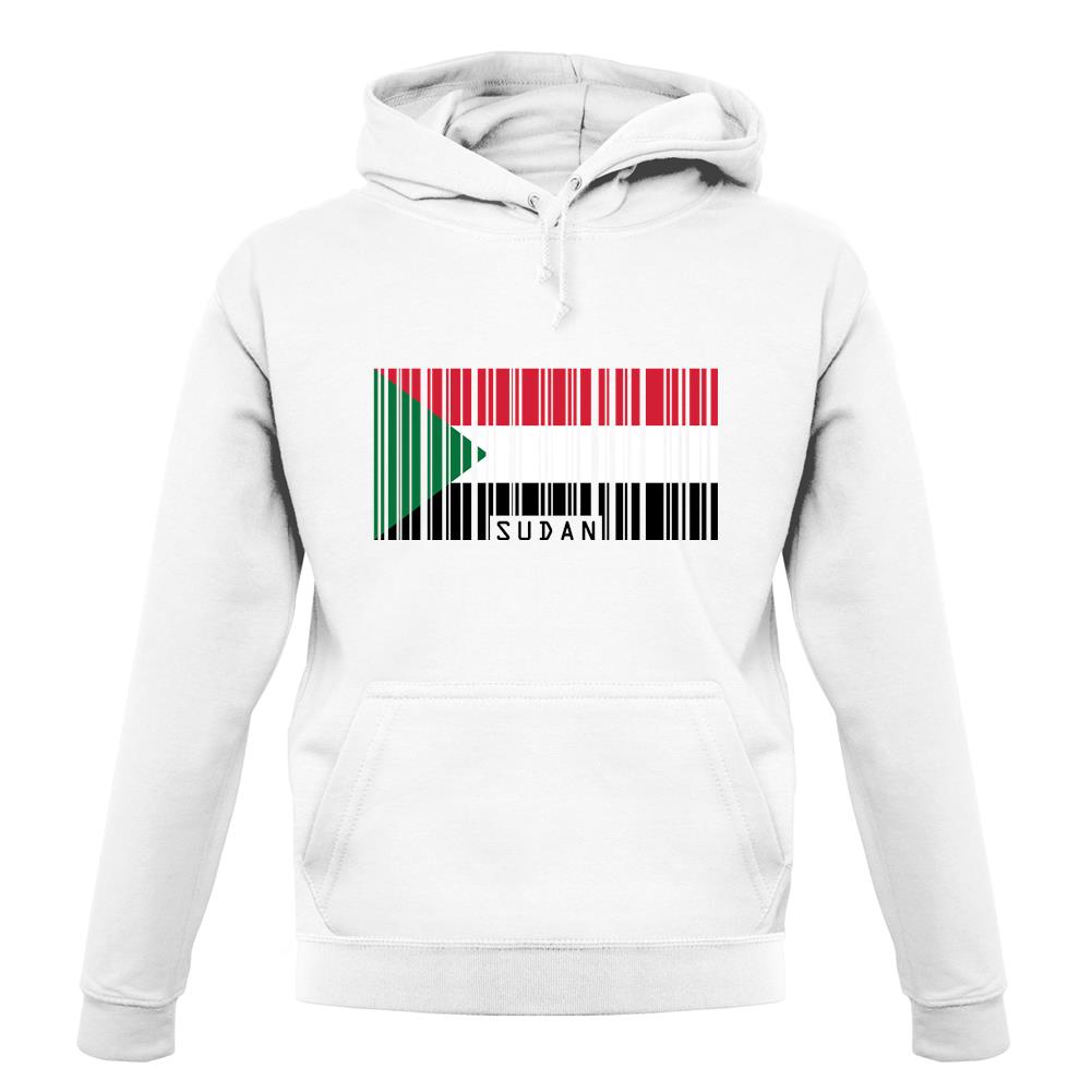 Sudan Barcode Style Flag unisex hoodie