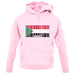 Sudan Barcode Style Flag unisex hoodie