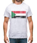 Sudan Barcode Style Flag Mens T-Shirt