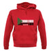 Sudan Barcode Style Flag unisex hoodie