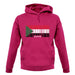 Sudan Barcode Style Flag unisex hoodie