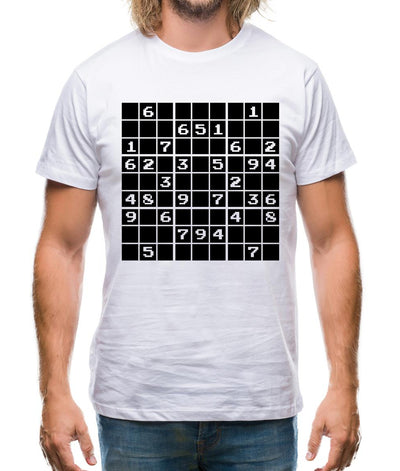 Sudoku Gamer Puzzle Mens T-Shirt