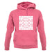 Sudoku Gamer Puzzle unisex hoodie