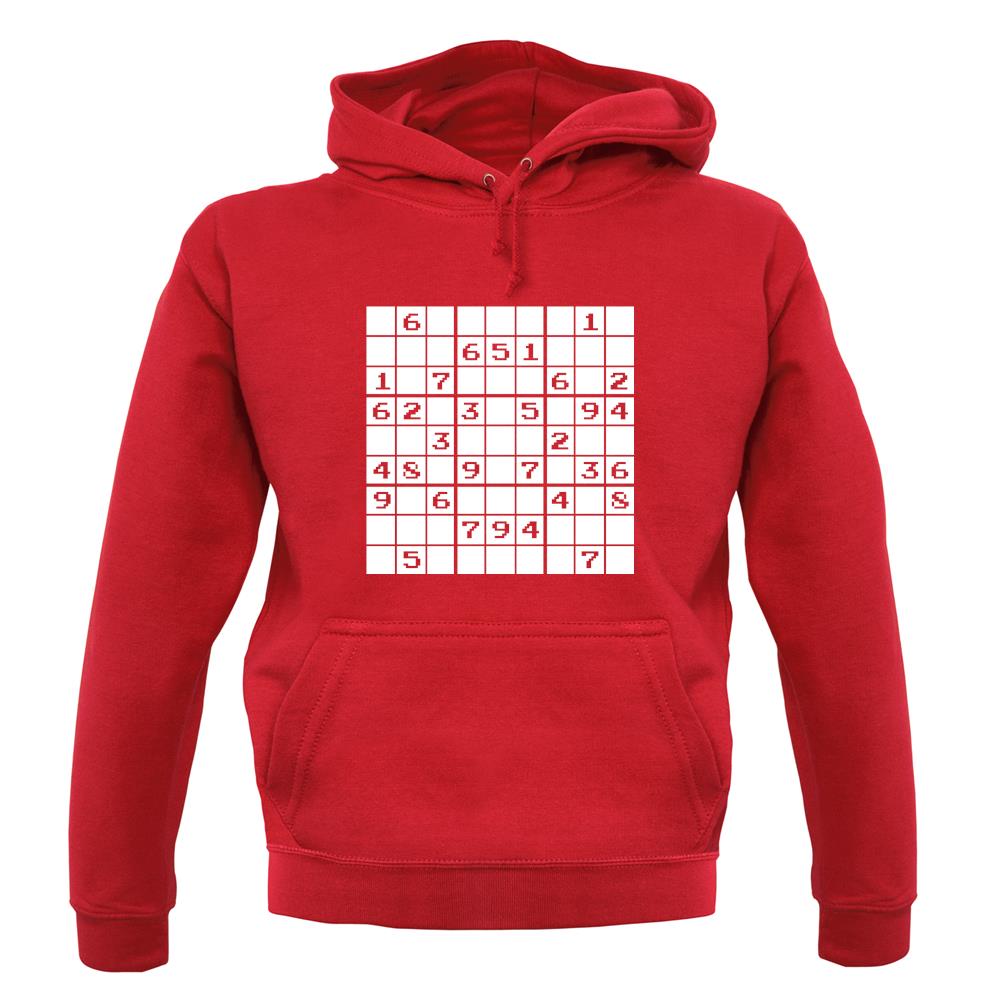 Sudoku Gamer Puzzle unisex hoodie