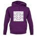 Sudoku Gamer Puzzle unisex hoodie