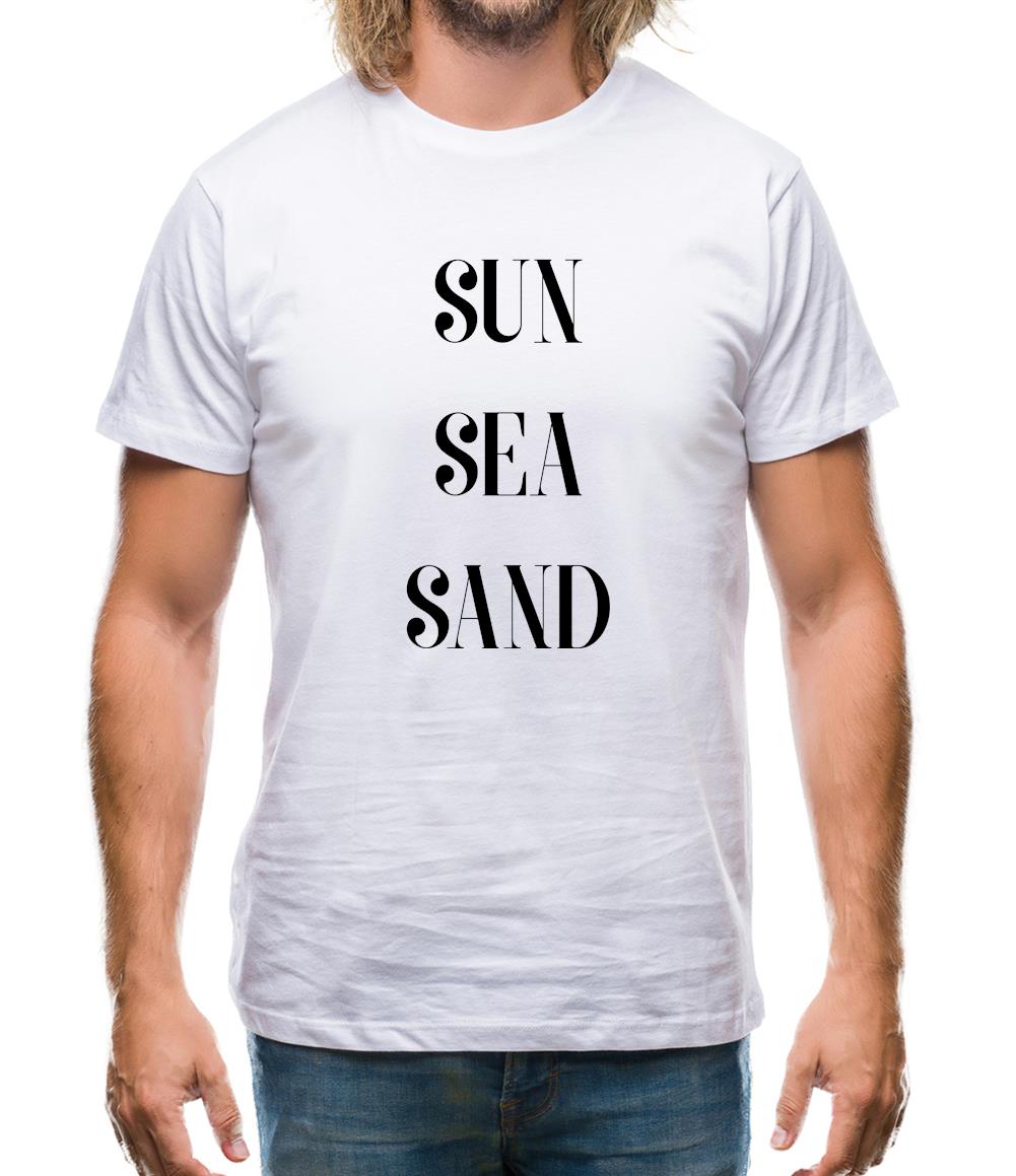 Sun Sea Sand Mens T-Shirt