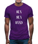 Sun Sea Sand Mens T-Shirt