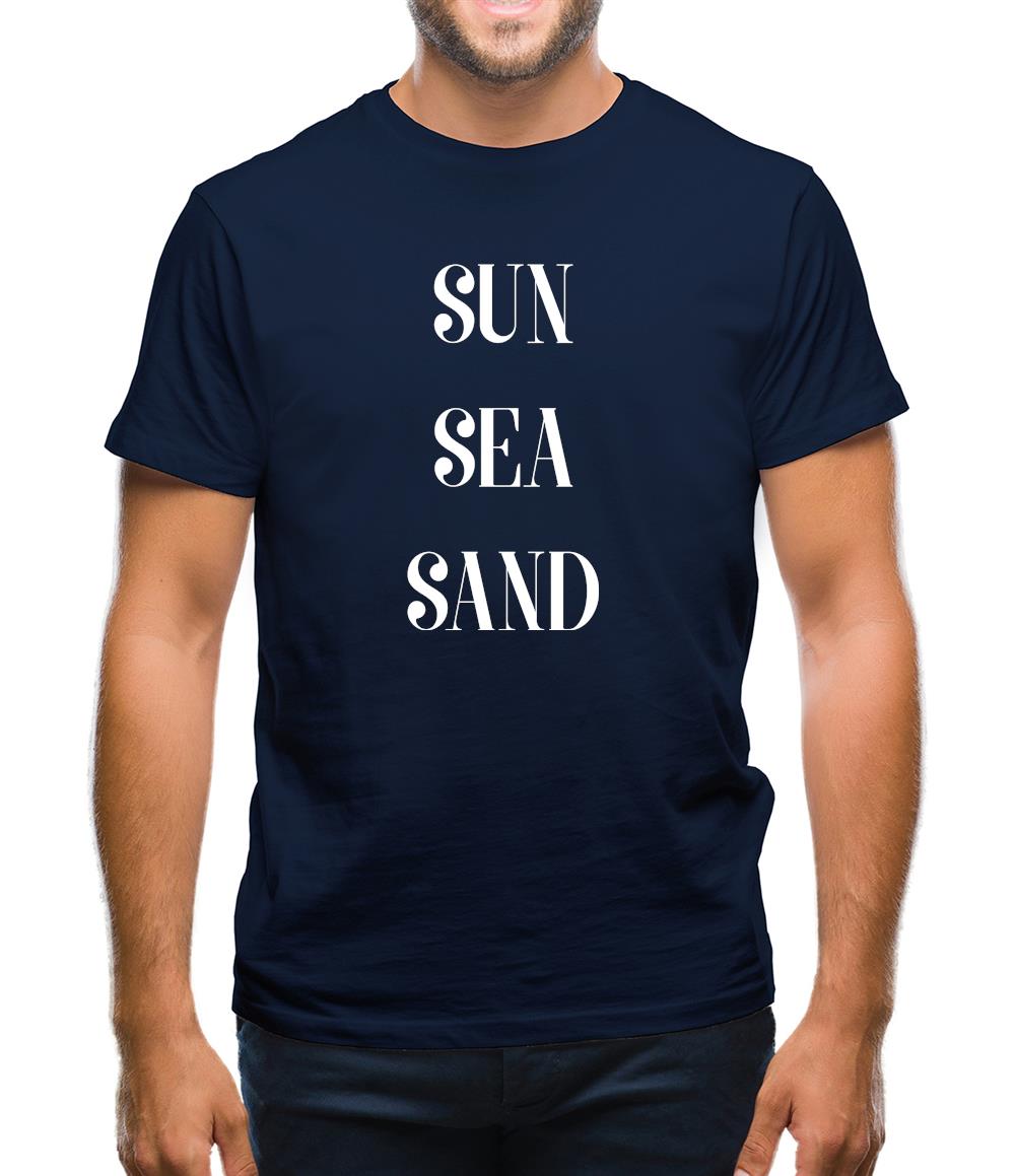 Sun Sea Sand Mens T Shirt Tee.sh