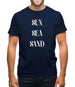 Sun Sea Sand Mens T-Shirt