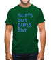Suns Out Guns Out Mens T-Shirt