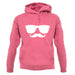 Moustache Glasses unisex hoodie