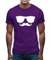 Moustache Glasses Mens T-Shirt