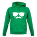 Moustache Glasses unisex hoodie