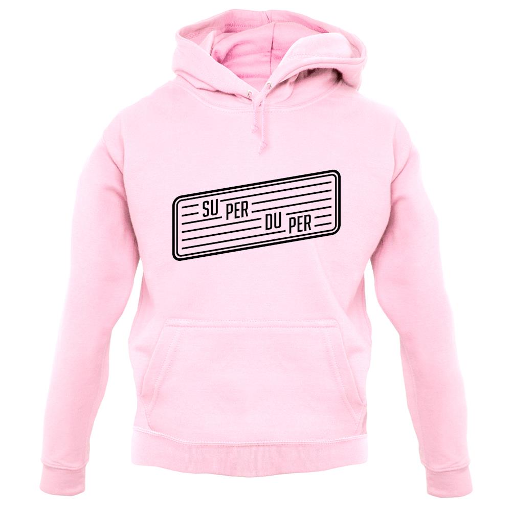 Super Duper unisex hoodie