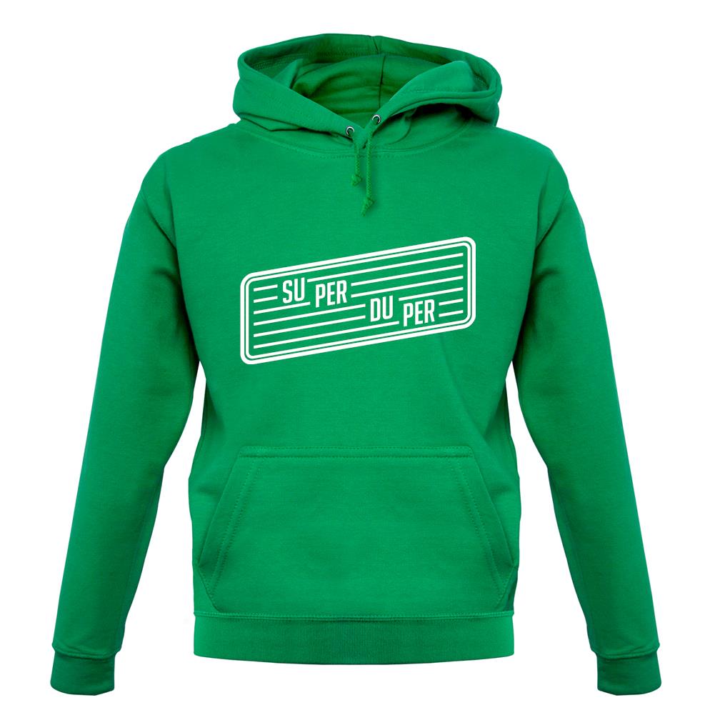 Super Duper unisex hoodie