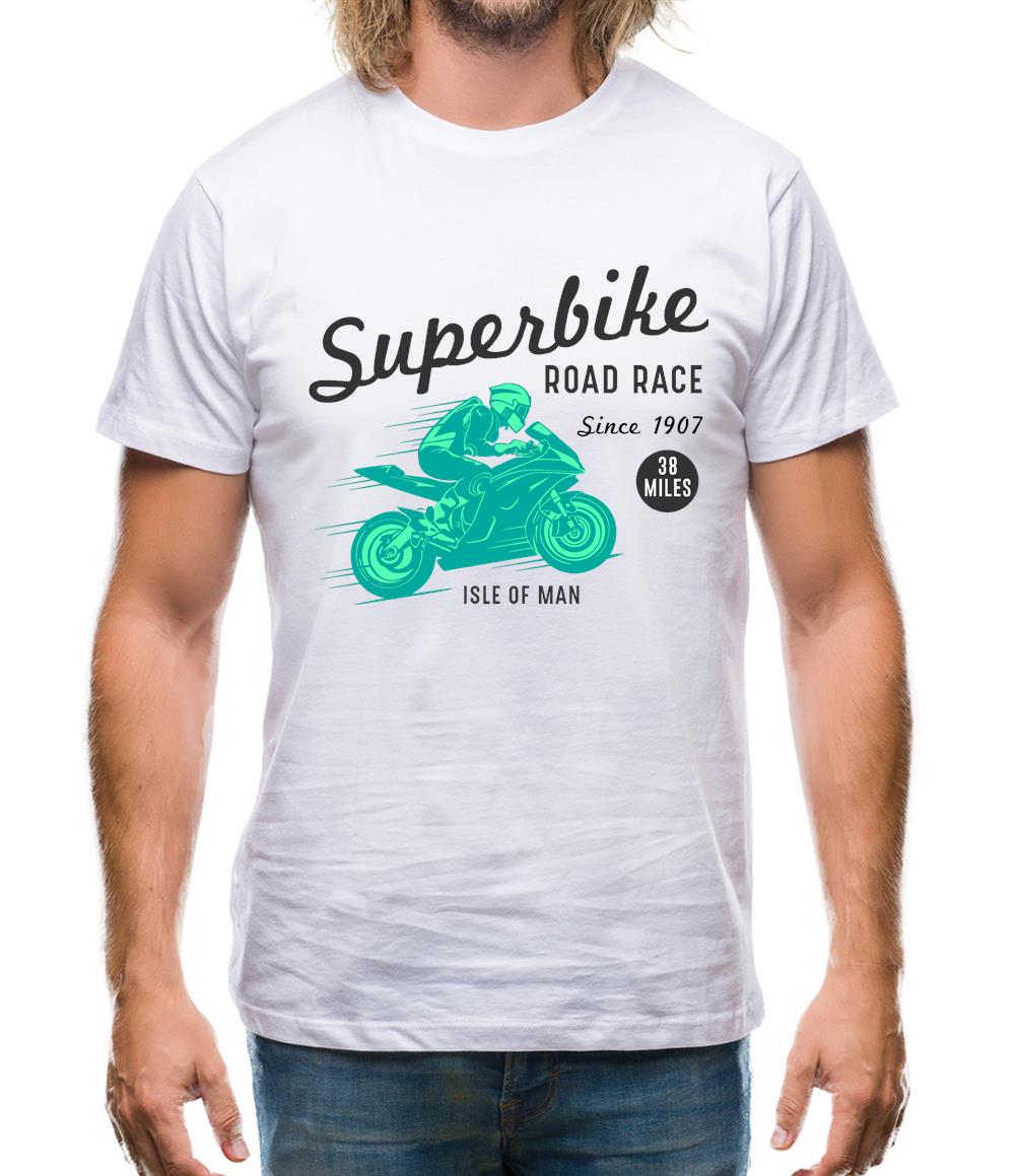 Superbike Road Race Mens T-Shirt