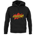 Aargh Word Art unisex hoodie