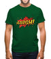 Aargh Word Art Mens T-Shirt