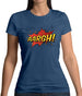 Aargh Word Art Womens T-Shirt