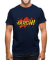 Aargh Word Art Mens T-Shirt