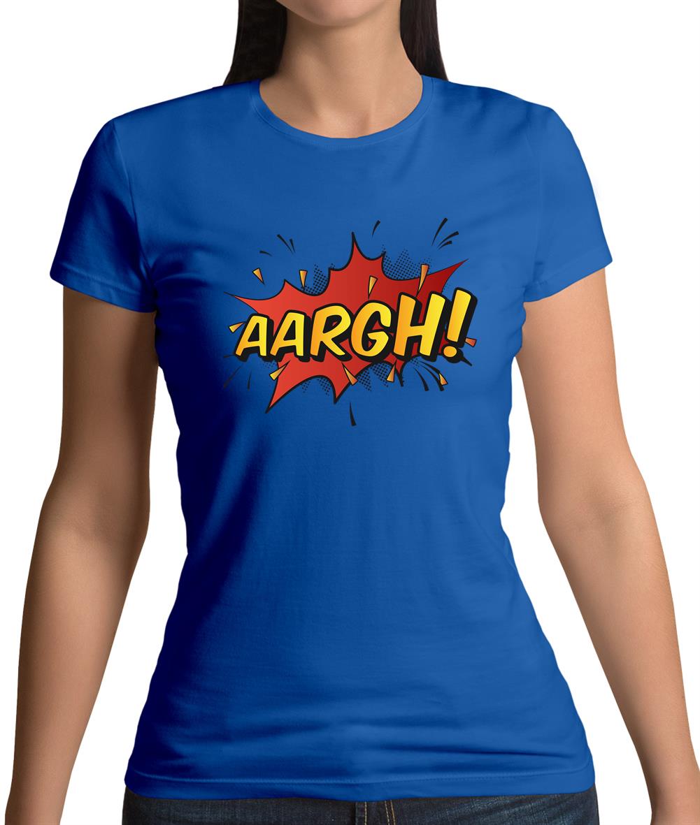 Aargh Word Art Womens T-Shirt