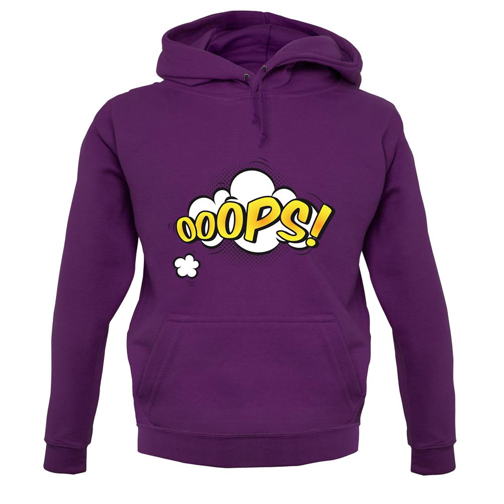 Oops! Word Art unisex hoodie