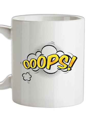 Oops! Word Art Ceramic Mug
