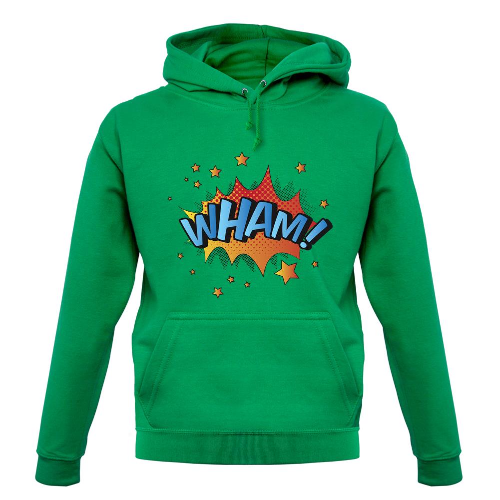Wham! Word Art unisex hoodie