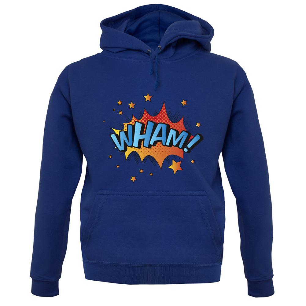 Wham! Word Art unisex hoodie