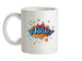 Wham! Word Art Ceramic Mug