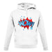 Wow! Word Art unisex hoodie