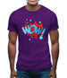 Wow! Word Art Mens T-Shirt