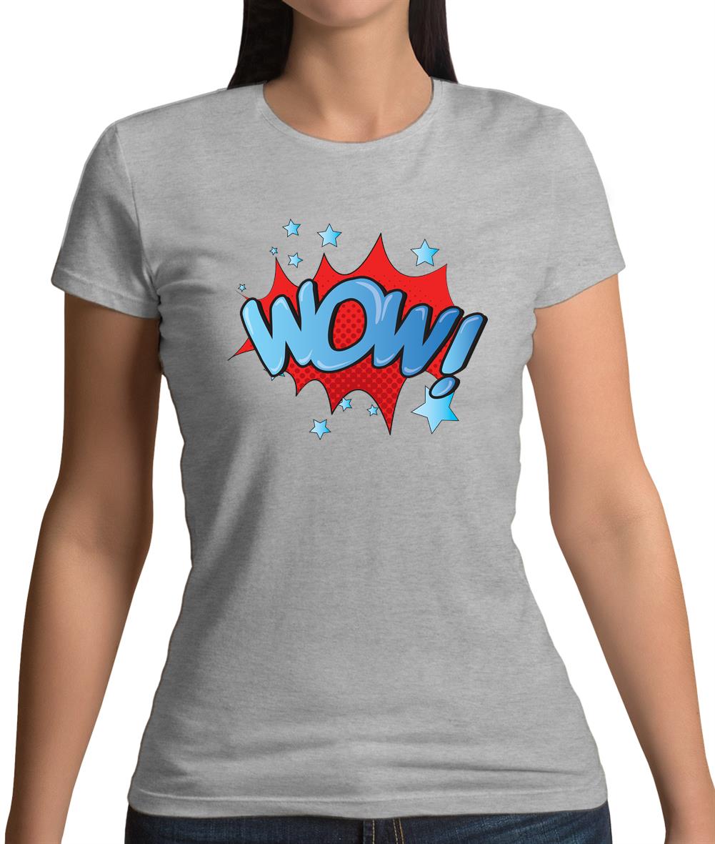 Wow! Word Art Womens T-Shirt