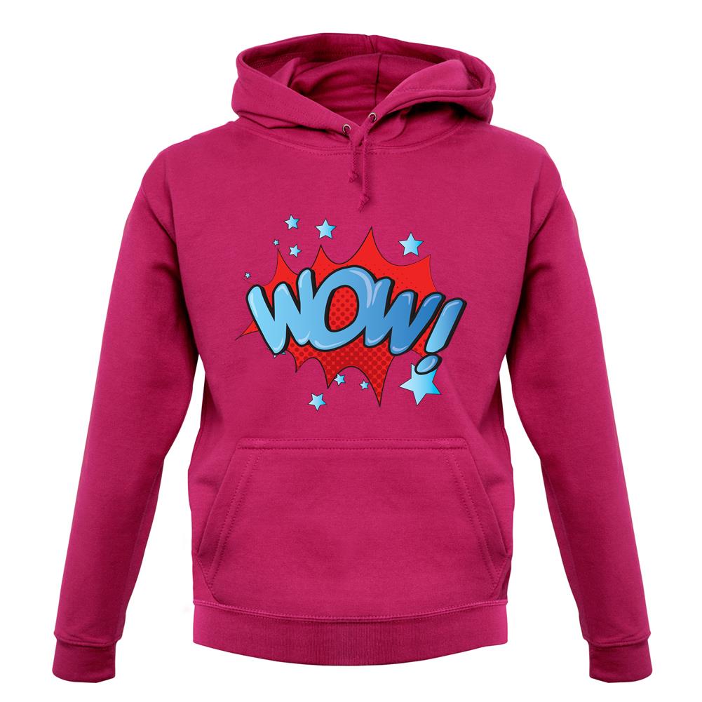 Wow! Word Art unisex hoodie