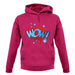 Wow! Word Art unisex hoodie