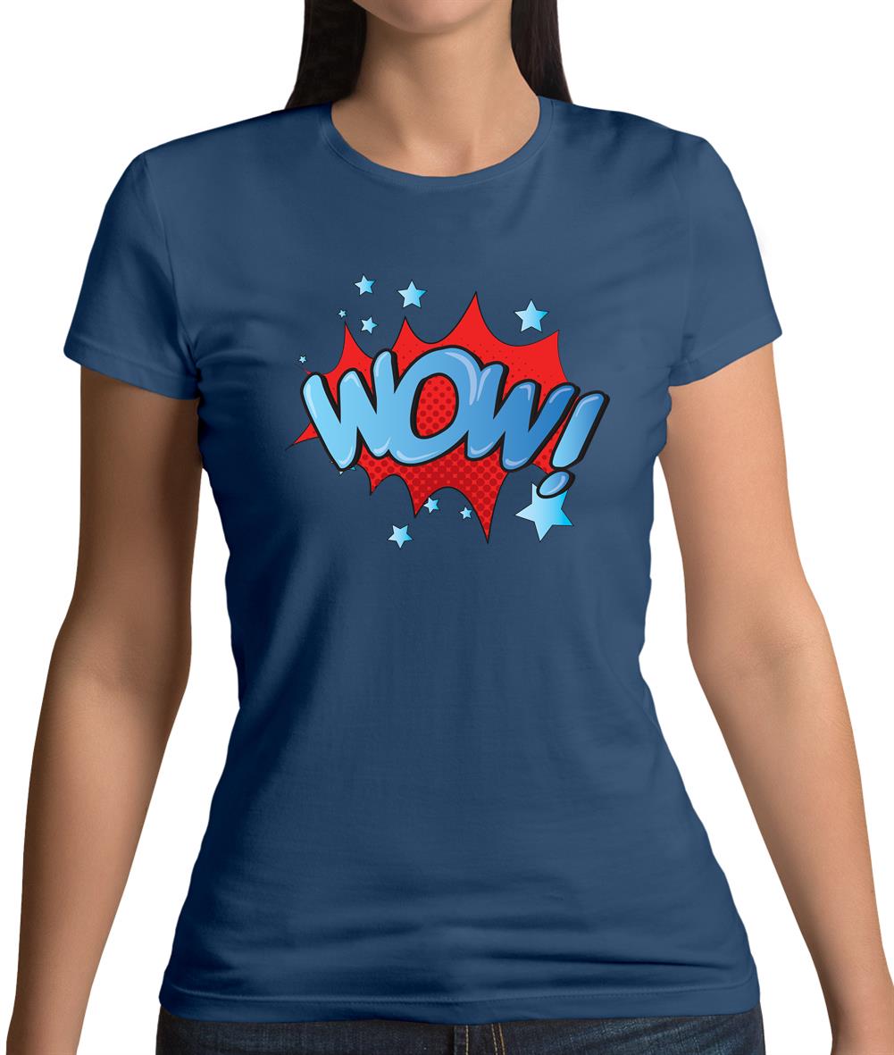 Wow! Word Art Womens T-Shirt
