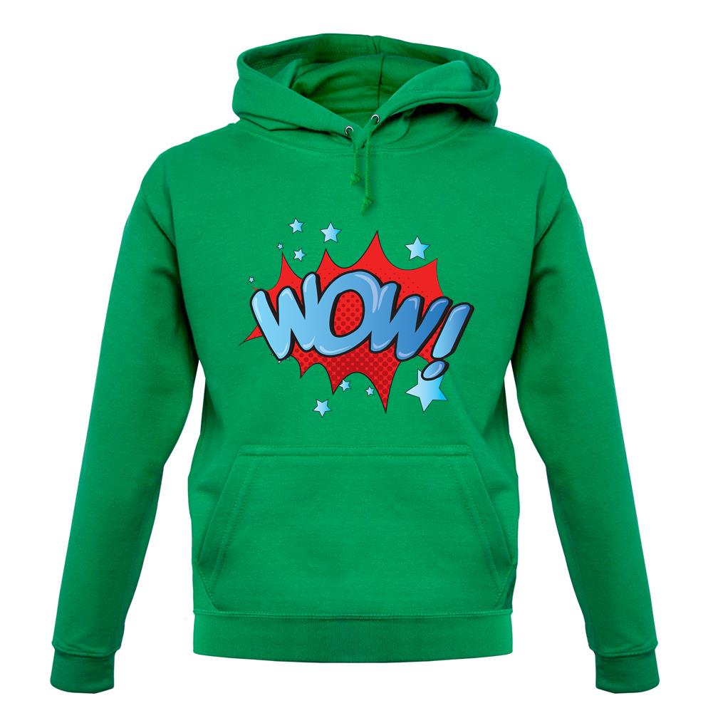Wow! Word Art unisex hoodie
