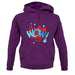 Wow! Word Art unisex hoodie