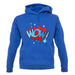 Wow! Word Art unisex hoodie