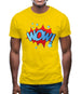 Wow! Word Art Mens T-Shirt