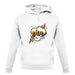 Zap! Word Art unisex hoodie