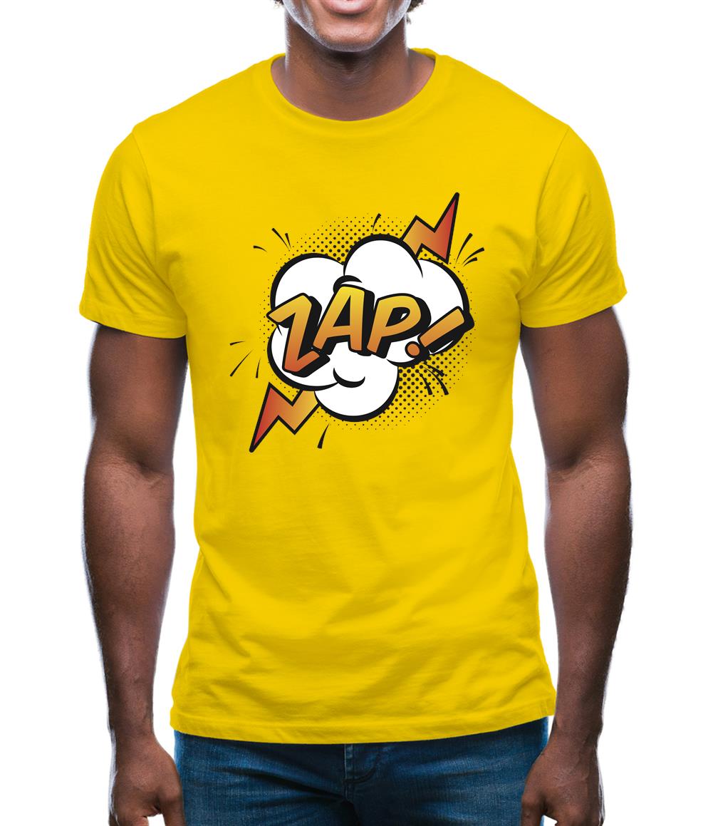 Zap! Word Art Mens T-Shirt