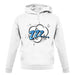 Zzz! Word Art unisex hoodie