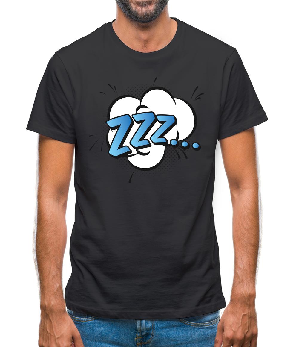 Zzz! Word Art Mens T-Shirt