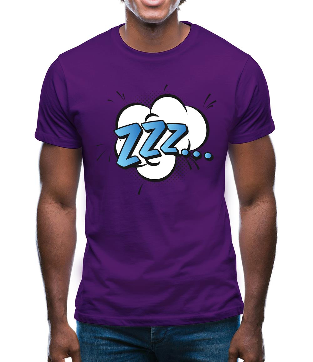 Zzz! Word Art Mens T-Shirt